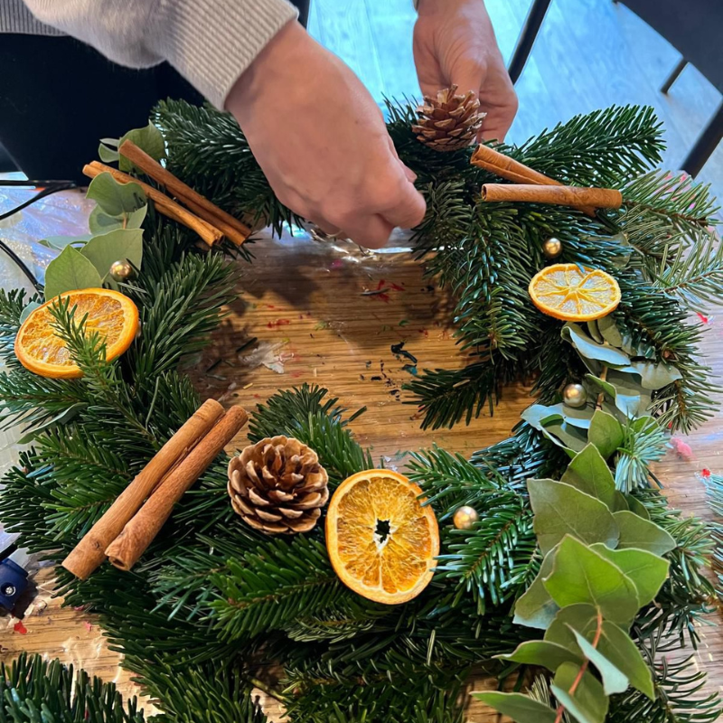 Couronne végétale de Noël – Image 2